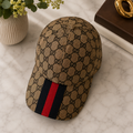Signature Pattern Baseball Cap | Luxury Inspired Fashion Hat | Unisex Adjustable Cap | Trendy Streetwear Hat | Everyday Fashion Accessory
