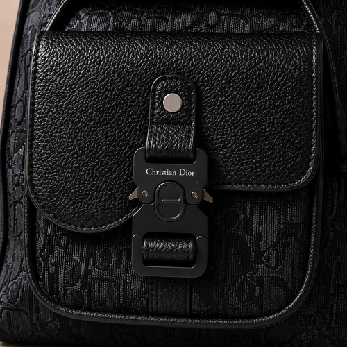 Jacquard Pattern Backpack | Luxury Inspired Backpack | Classic Woven Travel Bag | Unisex Everyday Backpack | Stylish Carry On Bag