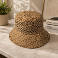 Signature Pattern Bucket Hat | Luxury Inspired Fashion Hat | Unisex Patterned Sun Hat | Trendy Streetwear Hat | Everyday Fashion Accessory